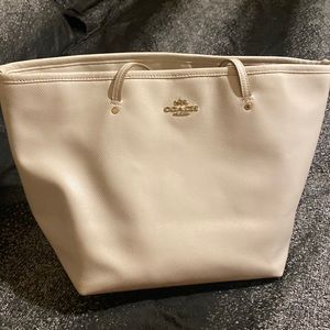 White coach purse. Used